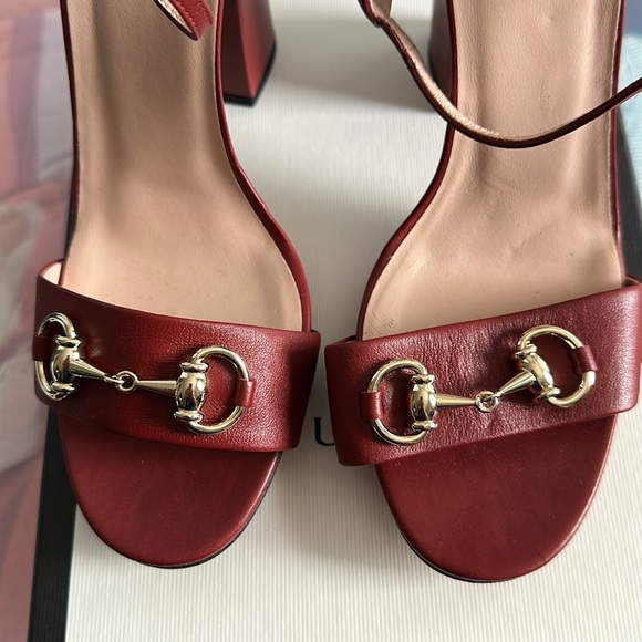 Gucci Block Heel Sandals - Picture 5 of 9